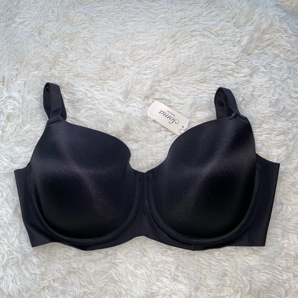 Soma Black Vanishing Back Bra